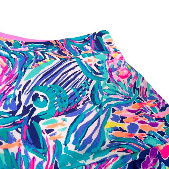 Lilly Pulitzer Luxletic Sierra Skort Skirt Women's Small True Blue Seas The Day - Picture 3 of 8